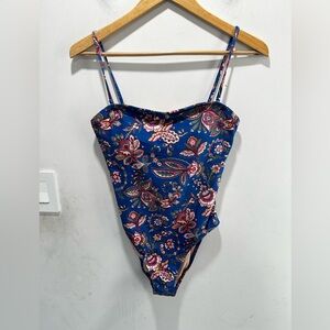 J. Crew High Leg Bandeau One Piece